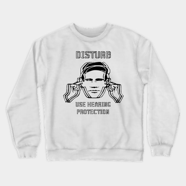 use hearing disturb Crewneck Sweatshirt by the haunted bathroom